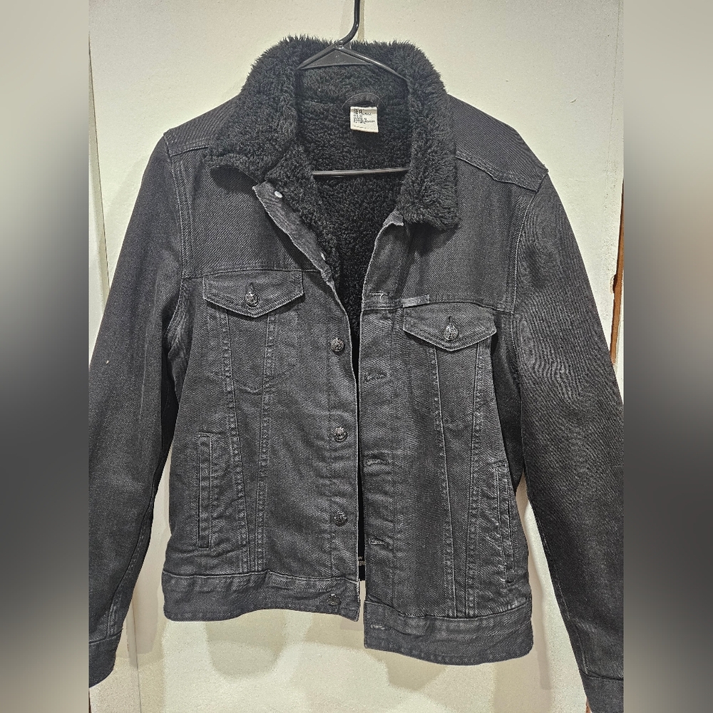 Sherpa lined jean jacket